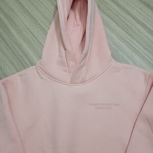 Comfrt Pastel Soft Girl Street Core Hoodie Limited Edition Bubble Gum Girls Sz S